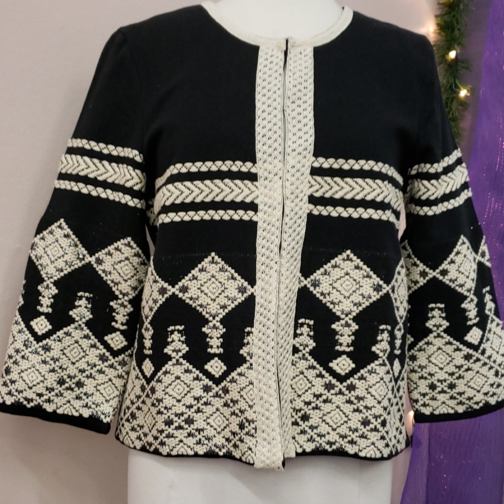 Sacred Thread Black / Ivory Jacket